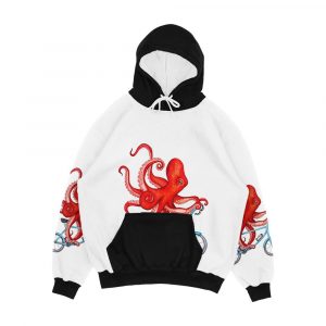 Cycling Octopus Men's All-Over-Print Hoodie