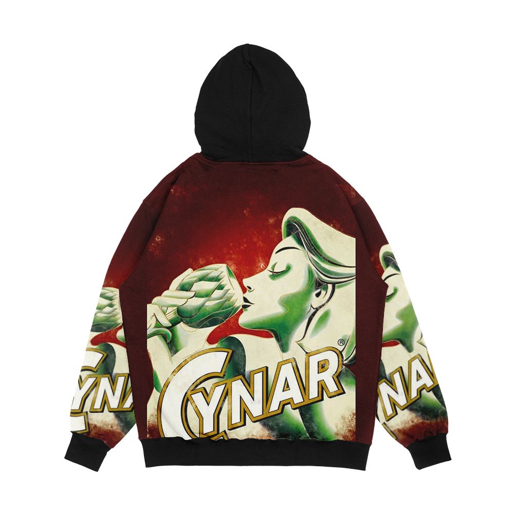 Cynar Vintage Men's All-Over-Print Hoodie - Image 2