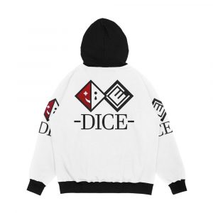 Alternative view of D I C E Logo Men's All-Over-Print Hoodie