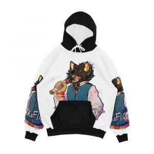 D O G F I G H T Men's All-Over-Print Hoodie