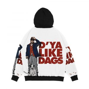 Alternative view of D Ya Like Dags Men's All-Over-Print Hoodie