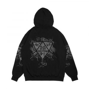 Alternative view of D20 Of Power Men's All-Over-Print Hoodie