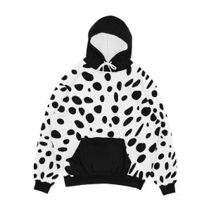 Dalmatian Animal Print Pattern Men's All-Over-Print Hoodie