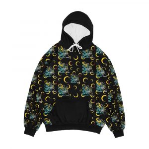 Dan Flashes Pattern Cool Tim Robinson Men's All-Over-Print Hoodie