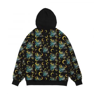 Alternative view of Dan Flashes Pattern Cool Tim Robinson Men's All-Over-Print Hoodie