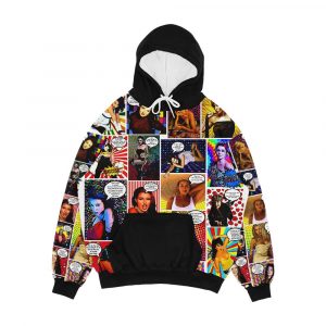 Dannii Minogue Goes Pow Wow 30 Men's All-Over-Print Hoodie