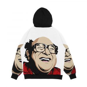 Alternative view of Danny Devito V2 Men's All-Over-Print Hoodie