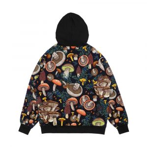Alternative view of Dark Dream Forest Men's All-Over-Print Hoodie