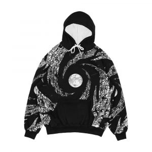 Dark Moon Rain And Trees Men's All-Over-Print Hoodie
