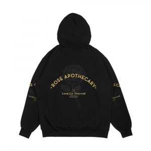 Alternative view of Dark Rose Apothecary Men's All-Over-Print Hoodie
