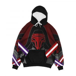 Dark Warrior Men's All-Over-Print Hoodie