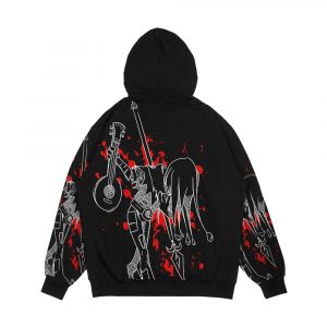 Alternative view of Darkest Dungeon Jester Finale White Version Men's All-Over-Print Hoodie