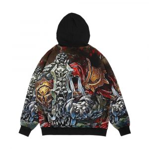 Alternative view of Darksiders War Chaoseater Men's All-Over-Print Hoodie