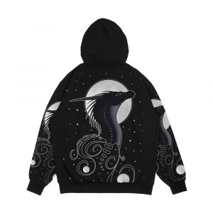 Alternative view of Darkstalker Wings Of Fire Men's All-Over-Print Hoodie