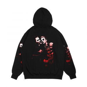 Alternative view of Dave Vanian And Captain Sensible The Damned Men's All-Over-Print Hoodie