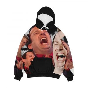 David Mitchell Hysterical Laugh Men's All-Over-Print Hoodie