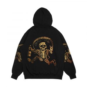 Alternative view of Day Of The Dead Posada Men's All-Over-Print Hoodie