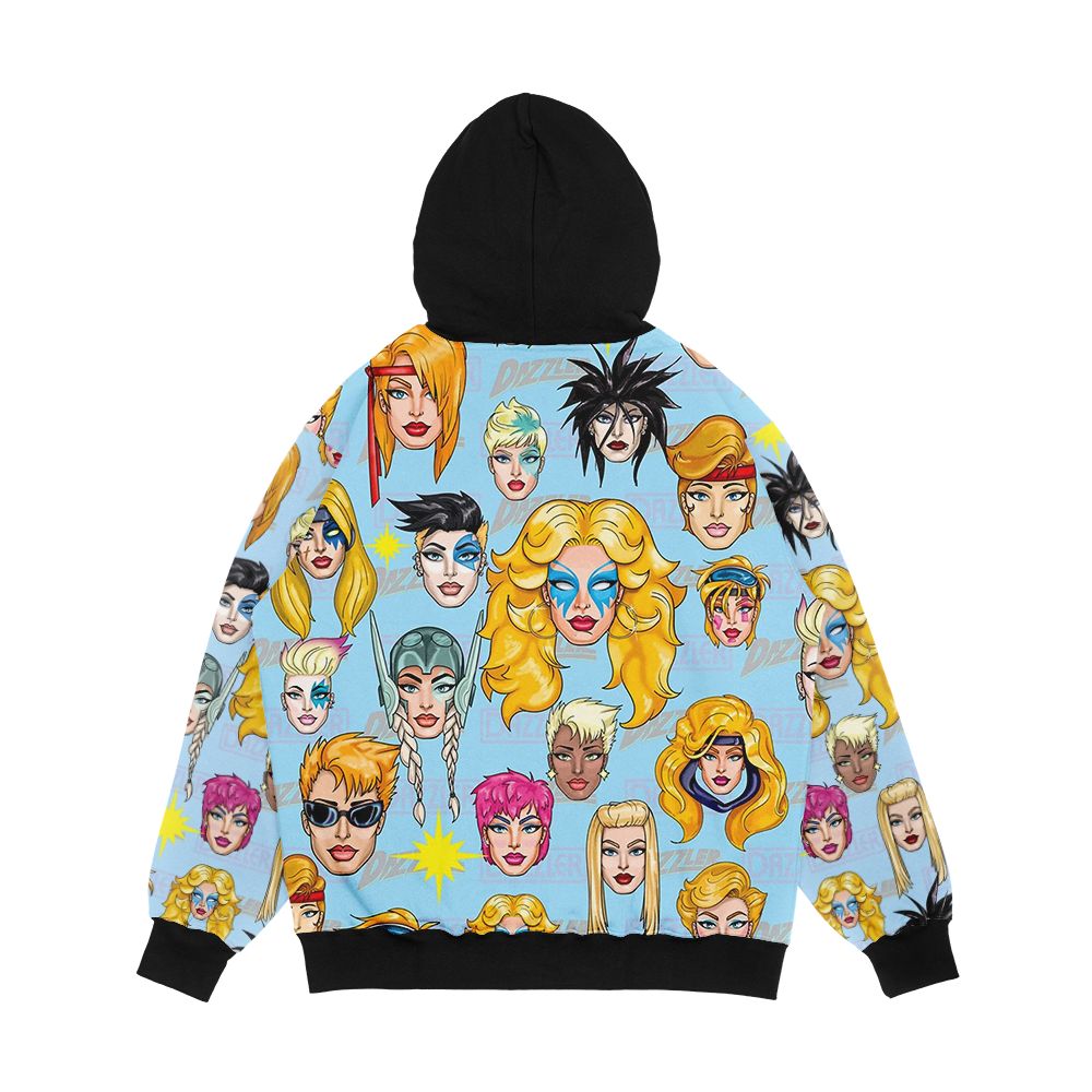 Dazzlers Men's All-Over-Print Hoodie - Image 2