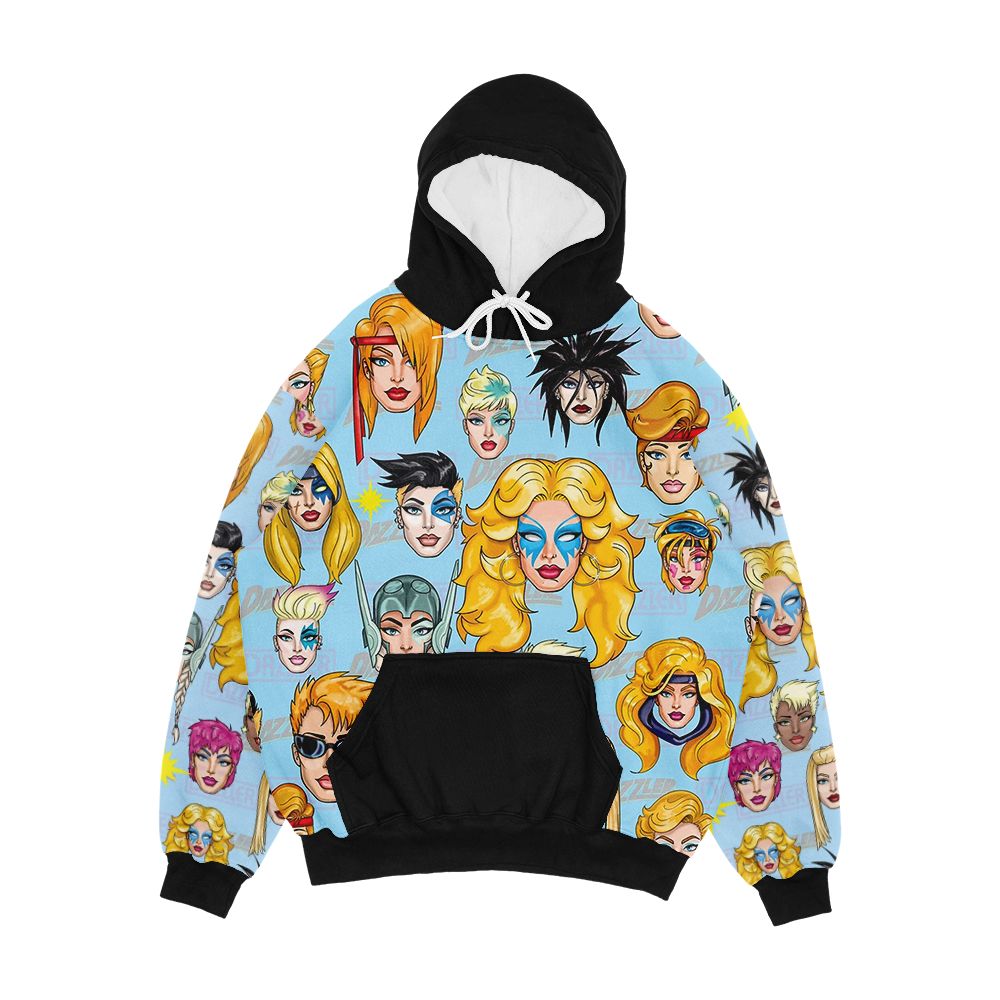Dazzlers Men's All-Over-Print Hoodie