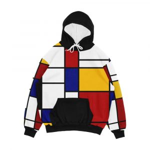 De Stijl 2 Mondrian Inspired Men's All-Over-Print Hoodie