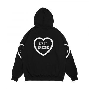 Alternative view of Dead Inside Men's All-Over-Print Hoodie