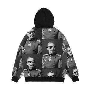Alternative view of Deal With It Kaiser Wilhelm Ii Men's All-Over-Print Hoodie
