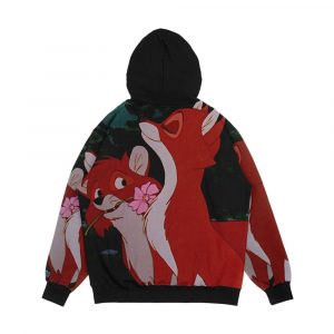 Alternative view of Death And Vixey Men's All-Over-Print Hoodie