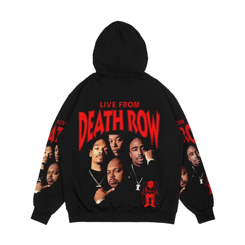 Death Row Records Snoop Dogg Men's All-Over-Print Hoodie - Image 2
