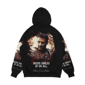 Alternative view of Death Smiles At Us All Maximus Men's All-Over-Print Hoodie