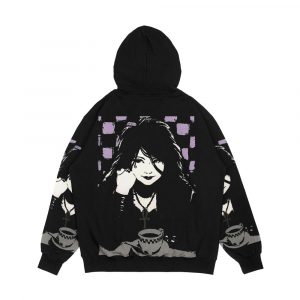 Alternative view of Death The Sandman Men's All-Over-Print Hoodie
