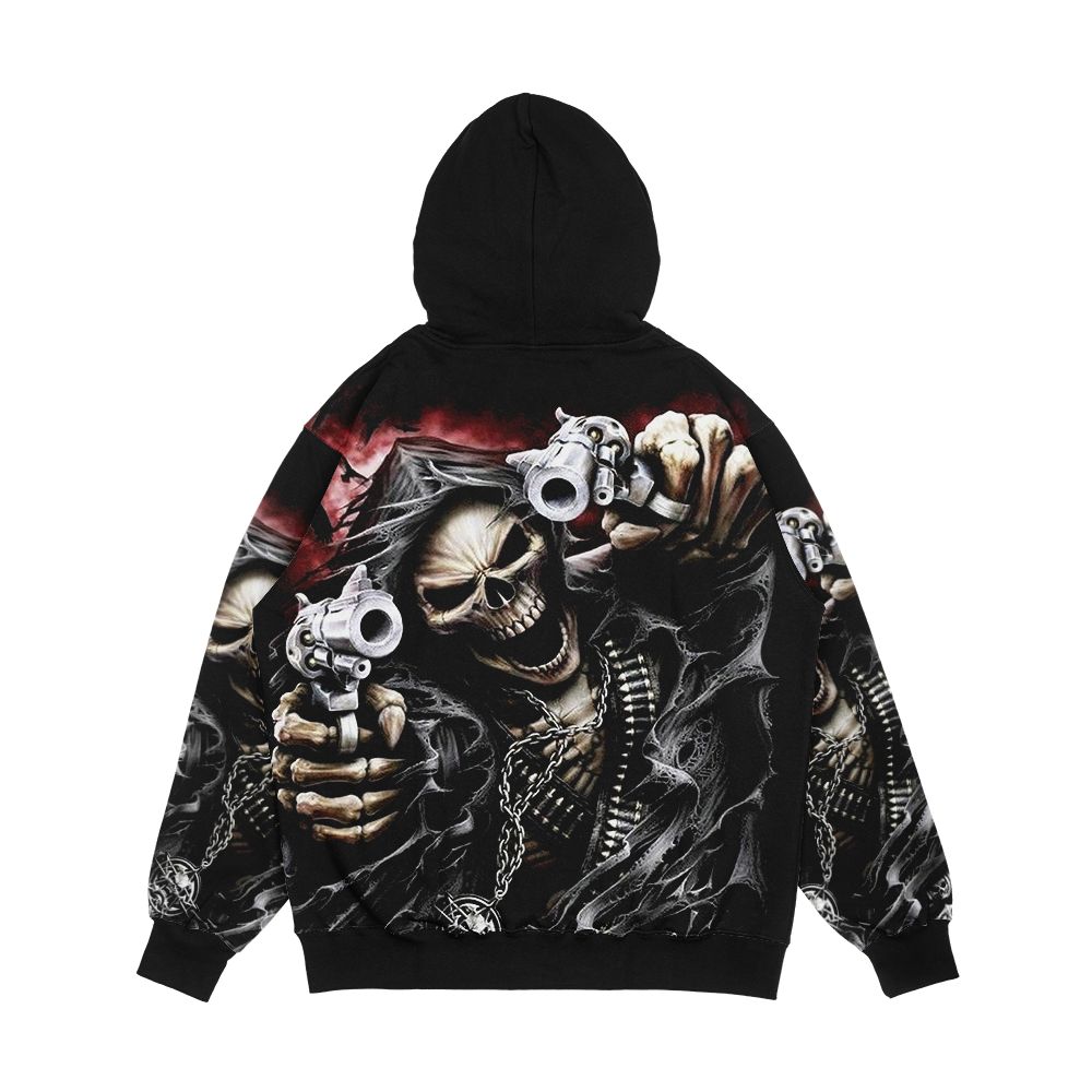 Death With Guns Men's All-Over-Print Hoodie - Image 2