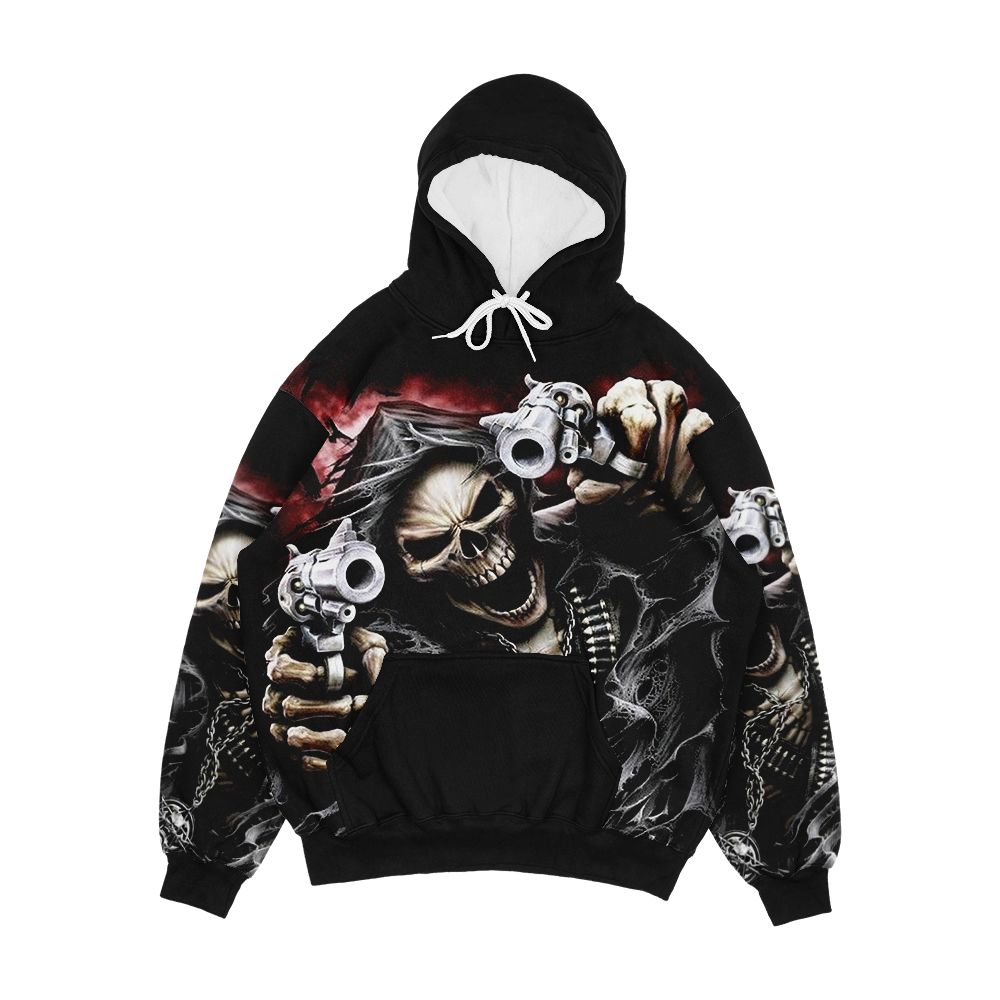 Death With Guns Men's All-Over-Print Hoodie