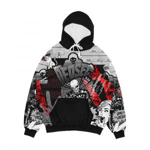 Dedsec Design 1 Men's All-Over-Print Hoodie