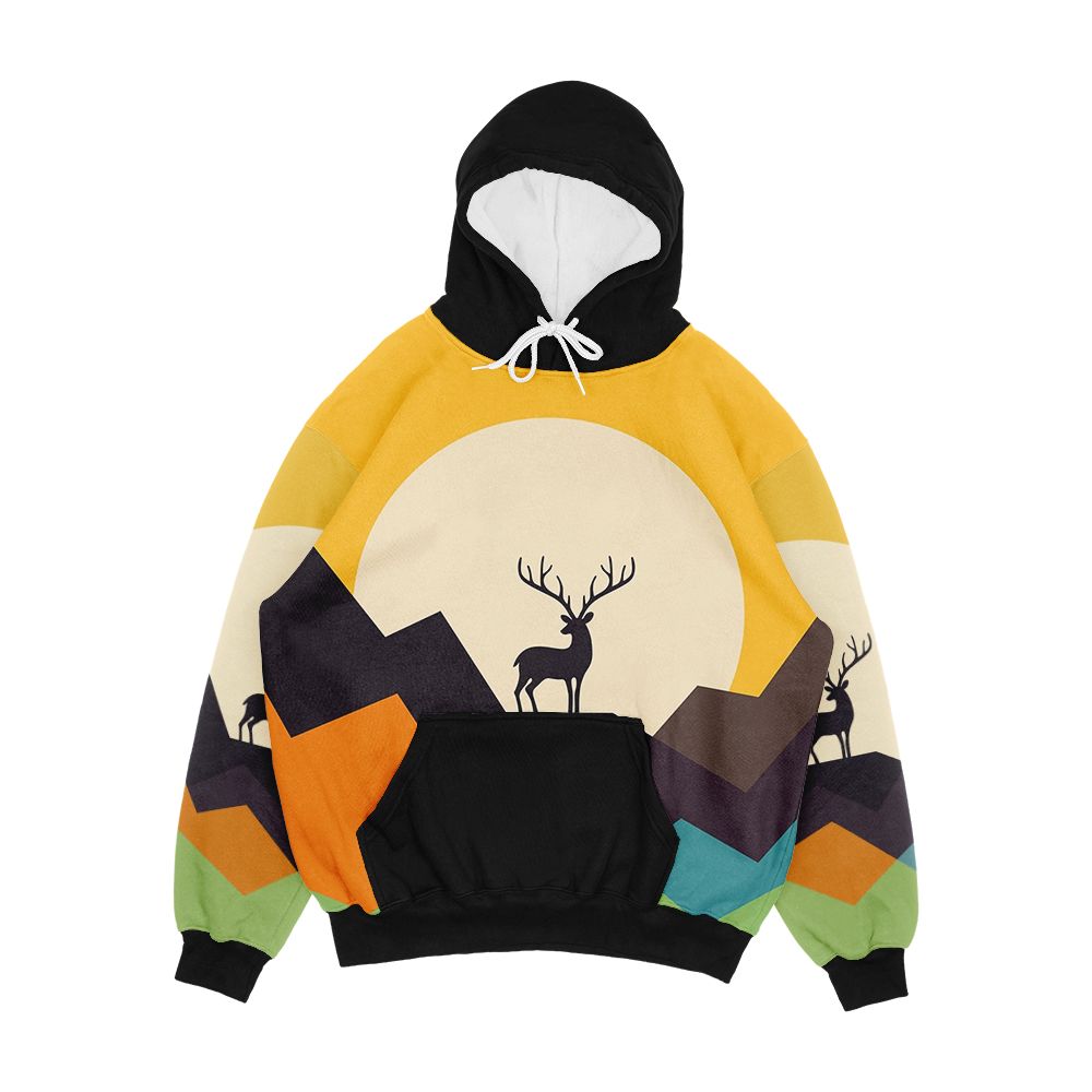 Deer Men's All-Over-Print Hoodie