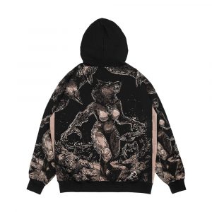 Alternative view of Defy And Thrive Men's All-Over-Print Hoodie