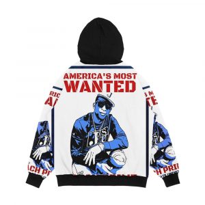 Alternative view of Deion Coach Prime Sanders Jackson State University Jsu Football Men's All-Over-Print Hoodie