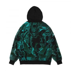 Alternative view of Deku Vigilante Look Not A Hero My Hero Academia Boku No Hero Men's All-Over-Print Hoodie