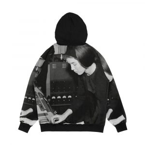Alternative view of Delia Derbyshire Men's All-Over-Print Hoodie