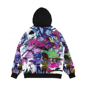 Alternative view of Deltarune Adventure Men's All-Over-Print Hoodie