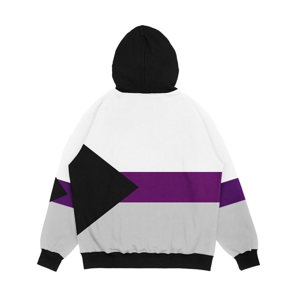 Demisexual Flag Men's All-Over-Print Hoodie - Image 2