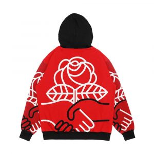 Alternative view of Democratic Socialists Of America Men's All-Over-Print Hoodie