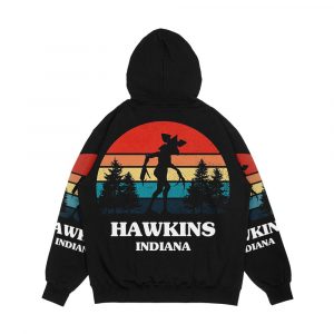 Alternative view of Demogorgon Hawkins Men's All-Over-Print Hoodie
