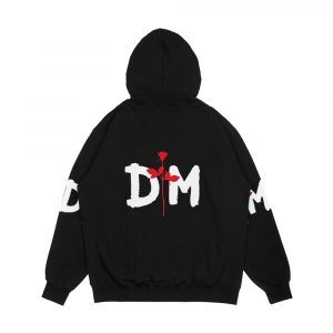 Alternative view of Depeche Mode Logo Favorite Men's All-Over-Print Hoodie