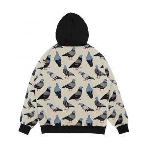 Alternative view of Design 33 The Pigeons Men's All-Over-Print Hoodie