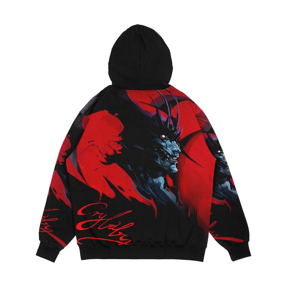 Devilman Men's All-Over-Print Hoodie - Image 2