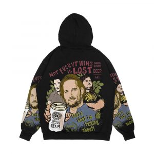 Alternative view of Dharma Initiative Beer Not Everything Is Lost Men's All-Over-Print Hoodie