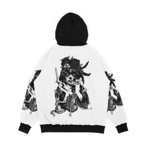 Alternative view of Dia De Los Muertos Sugar Skull Men's All-Over-Print Hoodie