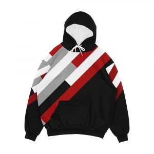 Diagonal Stripes Pattern Men's All-Over-Print Hoodie