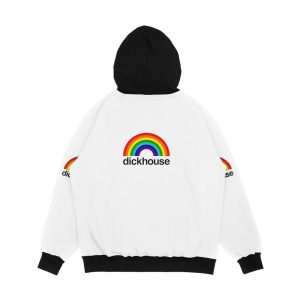 Alternative view of Dickhouse Merchandise Men's All-Over-Print Hoodie