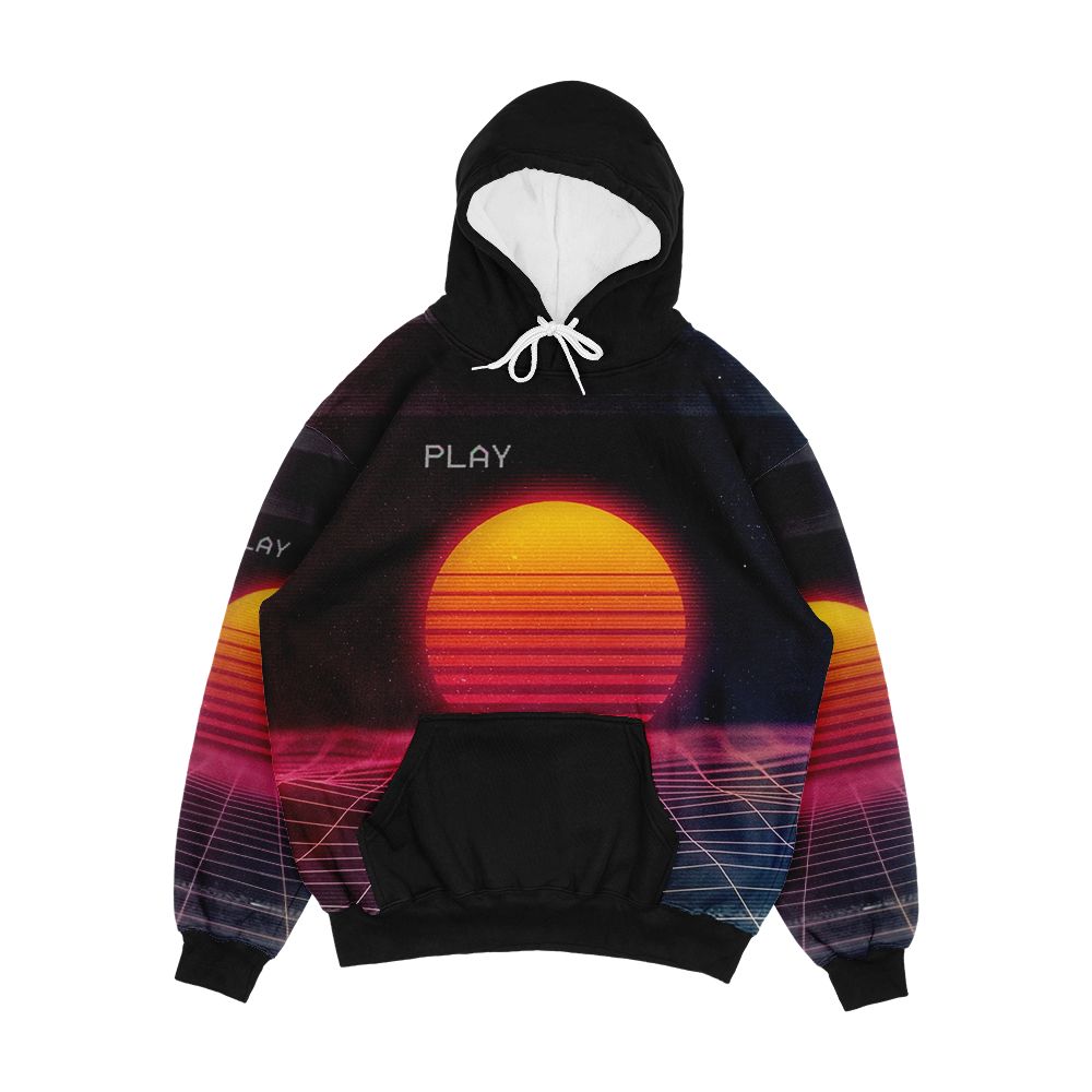 Digital Sunset Men's All-Over-Print Hoodie
